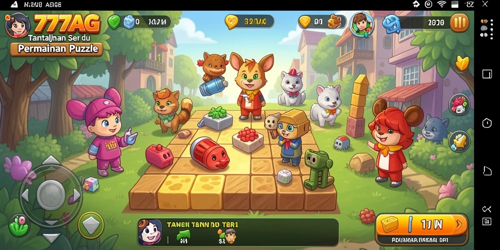 Gameplay menarik dari 777AG dengan teka-teki yang menantang.