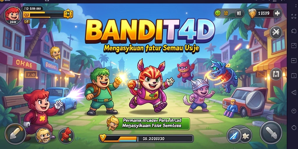 Tampilan gameplay BANDIT4D yang menantang dan seru untuk dimainkan.
