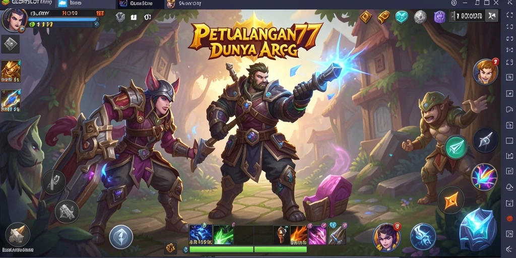 Tampilan gameplay seru dalam GLORYSLOT777 dengan aksi ARPG yang mendebarkan.