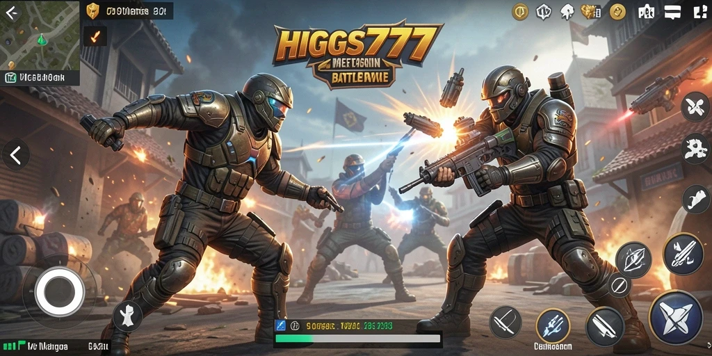 Screenshot tampilan gameplay HIGGS777 yang mendebarkan.