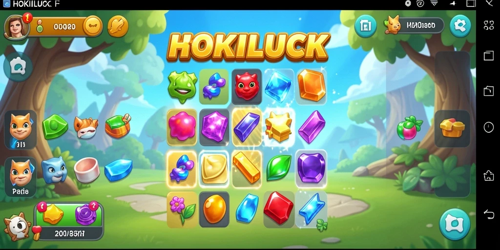 Tampilan gameplay HOKILUCK yang seru dan penuh warna.