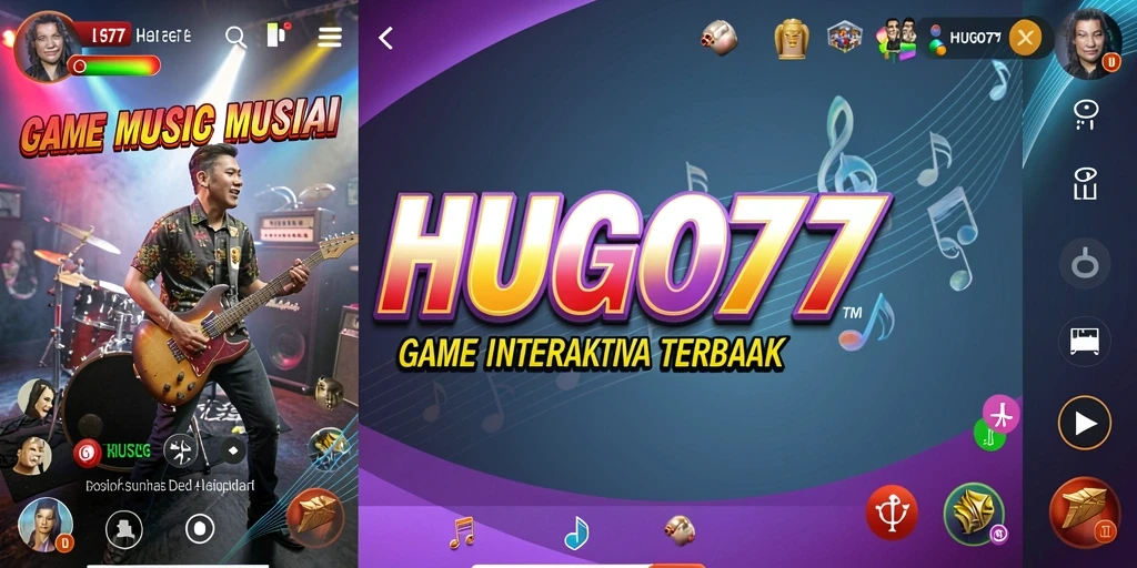 Screenshot HUGO77 menunjukkan gameplay interaktif yang asyik.