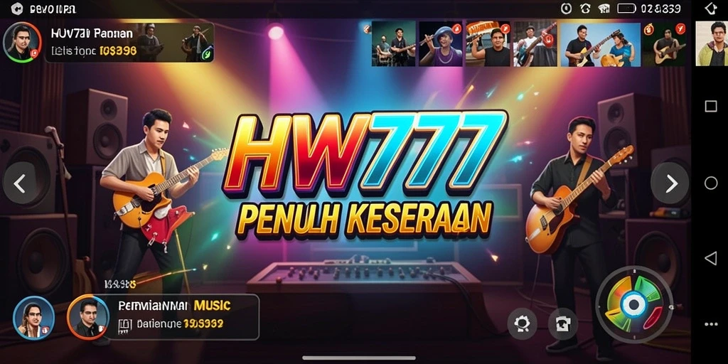 Tangkapan layar gameplay HW777 yang menarik dan interaktif.