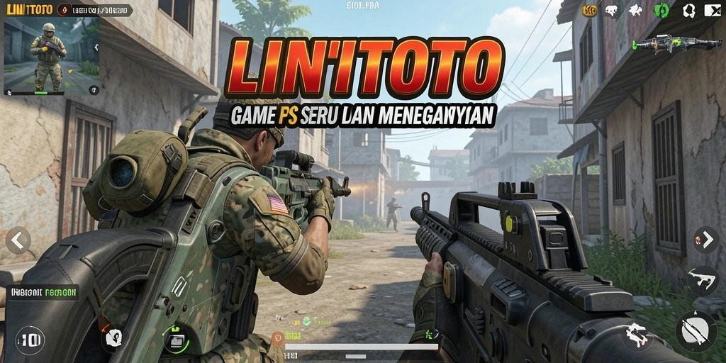 Tampilan gameplay LINITOTO dengan aksi menegangkan dan grafis yang menarik.
