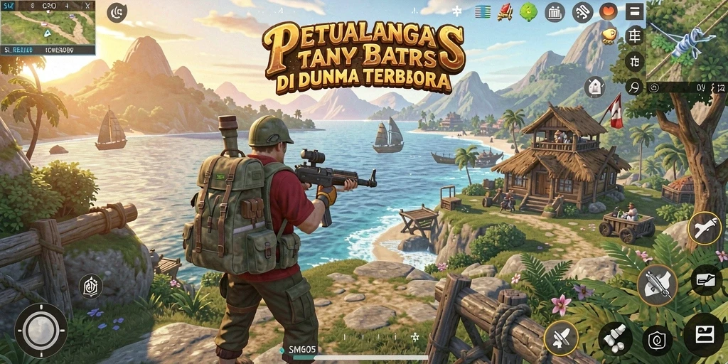 Tampilan gameplay SM605 yang menakjubkan di dunia Open World.