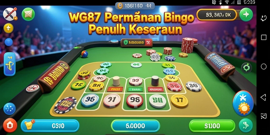 Tampilan permainan Bingo yang seru dan interaktif di WG87.