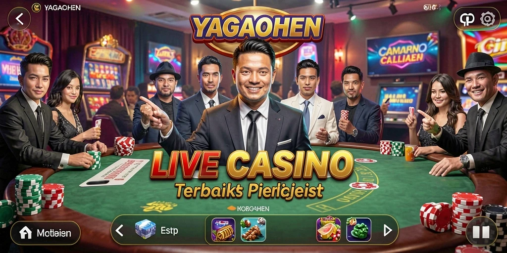 Tampilan permainan Live Casino YAGAOHEN yang menarik dan interaktif.