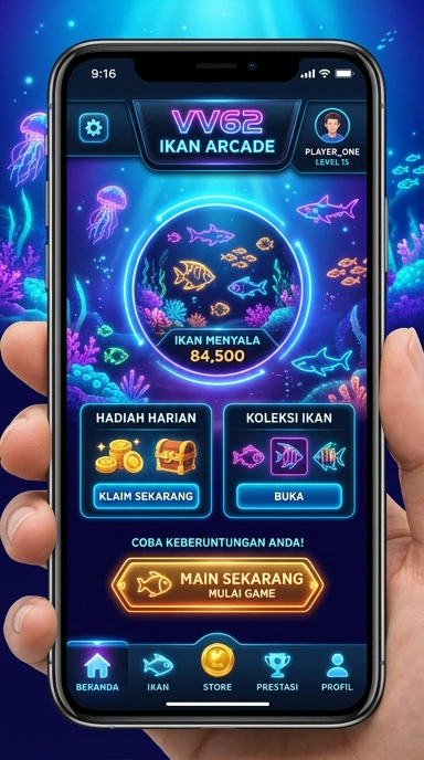 Screenshot aplikasi vv62 menunjukkan kategori aplikasi yang beragam.